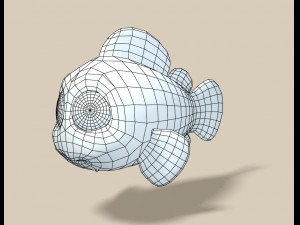 clown fish 3Dモデル