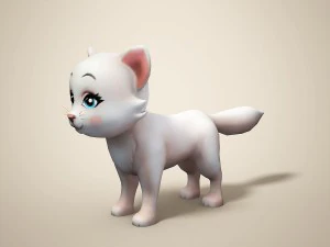 cartoon cat 3D Model
