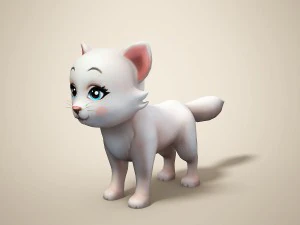 cartoon cat 3D Model
