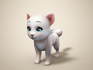 cartoon cat 3D 모델