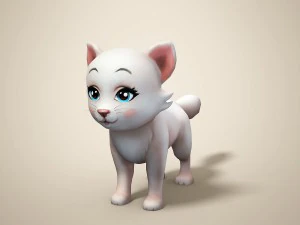 cartoon cat 3D Model