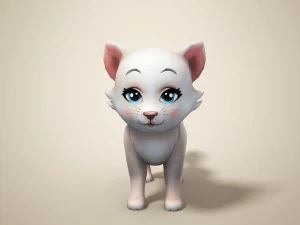cartoon cat 3D Model