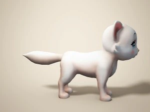 cartoon cat 3D Model