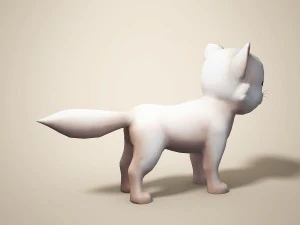 cartoon cat 3D Model