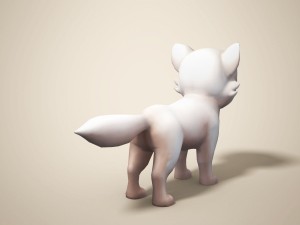 cartoon cat 3D 모델