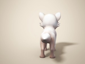cartoon cat 3D 모델