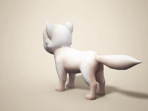 cartoon cat 3D Model