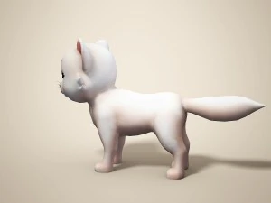cartoon cat 3D Model