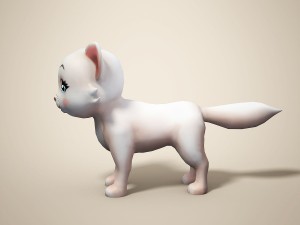 cartoon cat 3D 모델