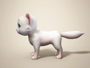cartoon cat 3D Model