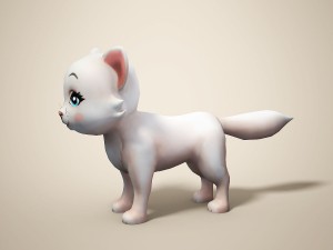 cartoon cat 3D 모델