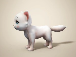 cartoon cat 3D Model