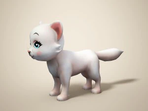 cartoon cat 3D Model