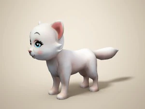 cartoon cat 3D Model