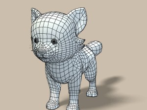 cartoon cat 3D 모델