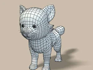 cartoon cat 3D Model