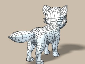 cartoon cat 3D 모델