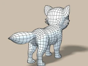 cartoon cat 3D Model