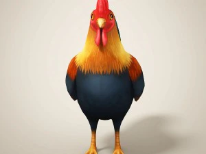 cartoon chicken 3D Model