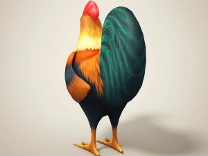 cartoon chicken 3D Model