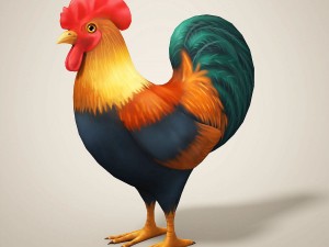 cartoon chicken Modelo 3D