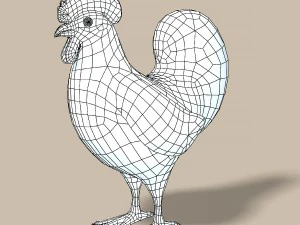 cartoon chicken 3D Model