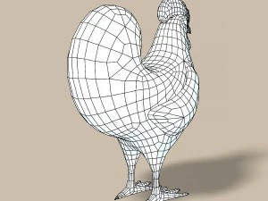 cartoon chicken 3D Model