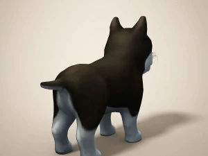 cartoon dog 3D Model