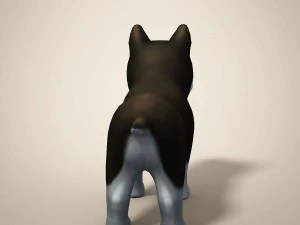cartoon dog 3D Model