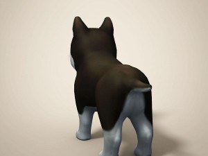 cartoon dog 3D मॉडल