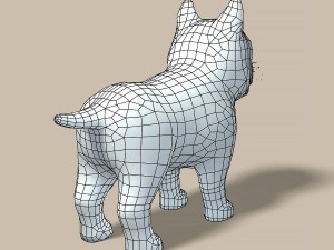 cartoon dog 3D मॉडल