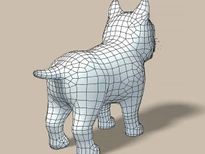 cartoon dog 3D Model