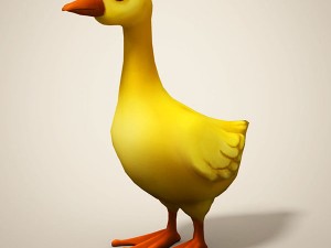cartoon duckling 3D Model