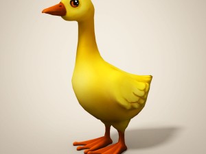 cartoon duckling 3D Model