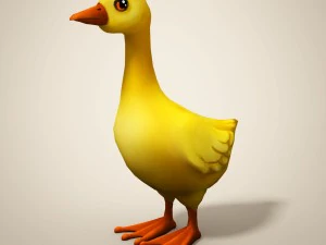 cartoon duckling 3D Model