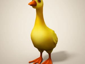 cartoon duckling 3D Model