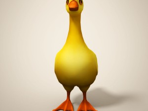 cartoon duckling 3D Model