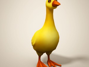 cartoon duckling 3D Model