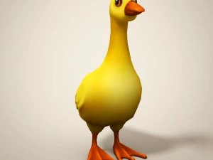 cartoon duckling 3D Model
