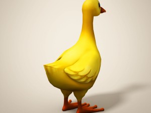 cartoon duckling 3D Model
