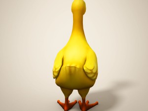 cartoon duckling 3D Model