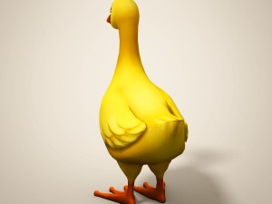 cartoon duckling 3D Model