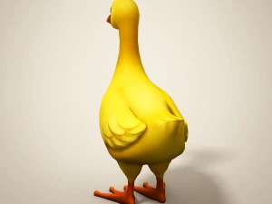 cartoon duckling 3D Model