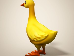 cartoon duckling 3D Model