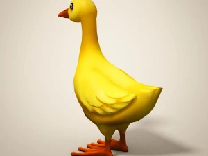 cartoon duckling 3D Model