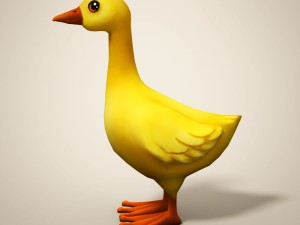 cartoon duckling 3D Model