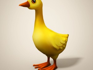 cartoon duckling 3D Model