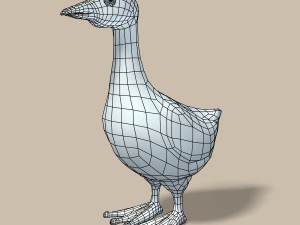 cartoon duckling 3D Model