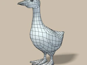 cartoon duckling 3D Model