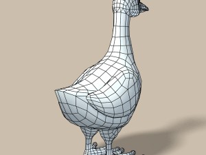 cartoon duckling 3D Model